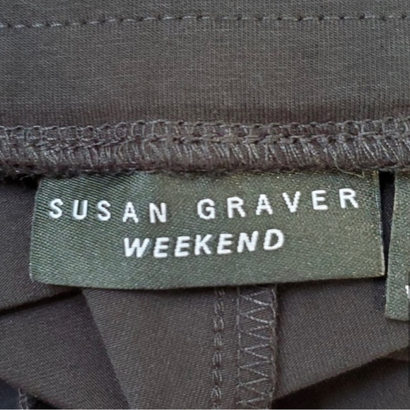 Susan Graver Weekend Black Premium Stretch Mini Bootcut Ankle Pants, XL - Picture 9 of 11